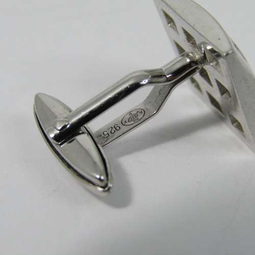 Pair of Sterling Silver Dunhill cufflinks