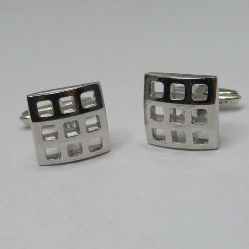 Pair of Sterling Silver Dunhill cufflinks