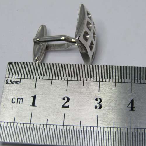 Pair of Sterling Silver Dunhill cufflinks