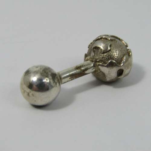 Pair of Tiffany & Co. Sterling Silver barbell cufflinks