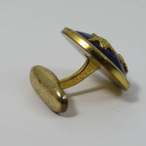 Pair of vintage Sporrong three crowns cufflinks