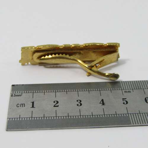 Vintage Electric train gold coloured tie clip