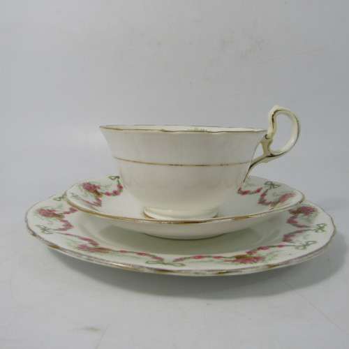 Vintage Aynsley porcelain trio