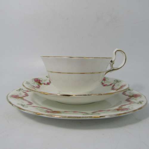 Vintage Aynsley porcelain trio