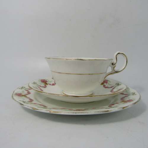 Vintage Aynsley porcelain trio