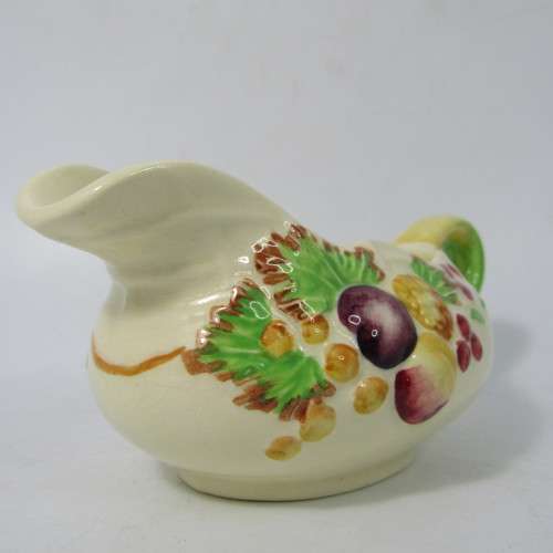 Royal Staffordshire Pottery gravy boat & saucer