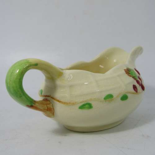 Royal Staffordshire Pottery gravy boat & saucer