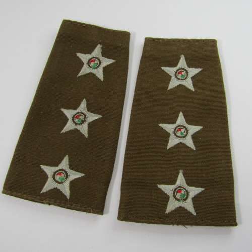 Pair of SA Army rank epaulettes
