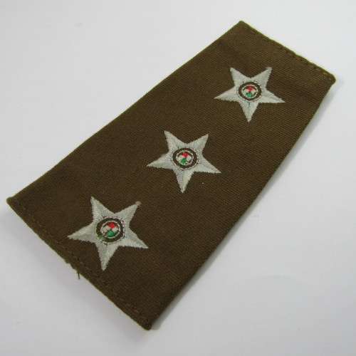 Pair of SA Army rank epaulettes