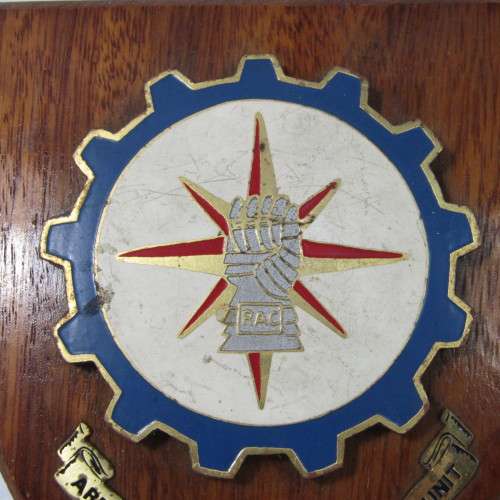 Royal Armoured Corps - Armoured trials & development unit plaque