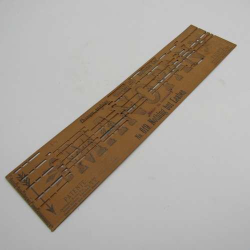 Punched Media MANOPAN music box strip - No. 619 - Nothing but Leabes - Late 1800`s