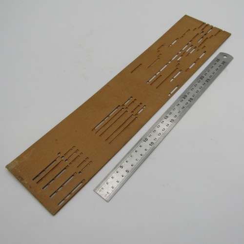Punched Media MANOPAN music box strip - No. 619 - Nothing but Leabes - Late 1800`s