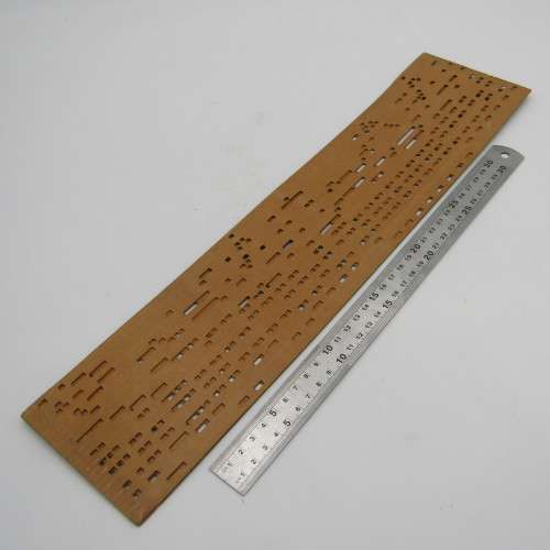 Punched Media MANOPAN music box strip - 1454M - After the Ball Waltz - Late 1800`s