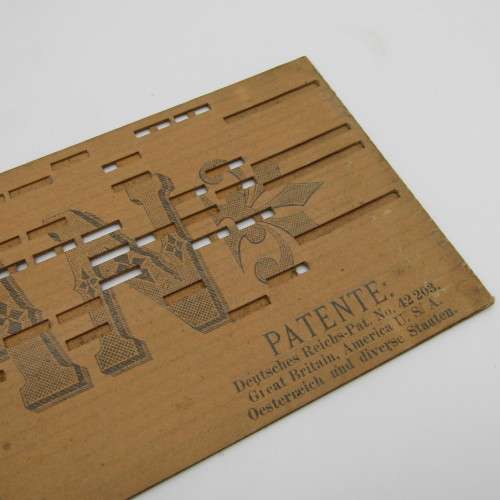 Punched Media MANOPAN music box strip - No. 615 - Stand up for Jesus - Late 1800`s