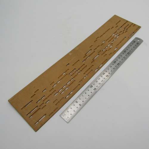 Punched Media MANOPAN music box strip - No. 615 - Stand up for Jesus - Late 1800`s
