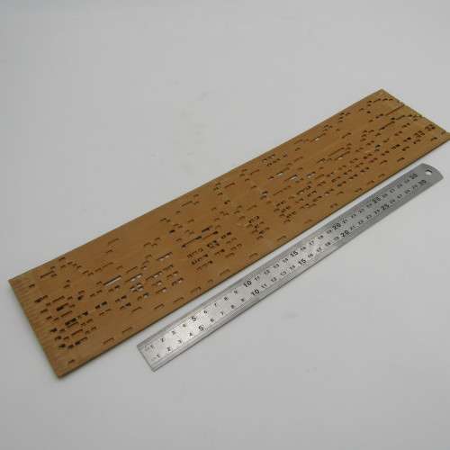 Punched Media MANOPAN music box strip - 1109 M - Daisy Bell - Late 1800`s