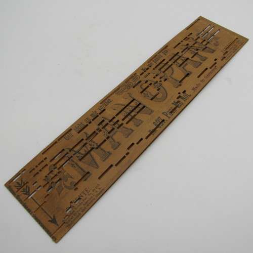 Punched Media MANOPAN music box strip - No. 627 - Pass me not - Late 1800`s