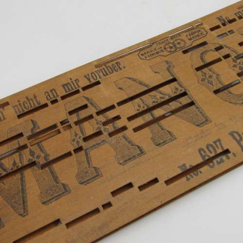 Punched Media MANOPAN music box strip - No. 627 - Pass me not - Late 1800`s