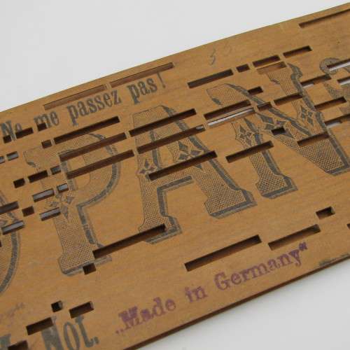 Punched Media MANOPAN music box strip - No. 627 - Pass me not - Late 1800`s