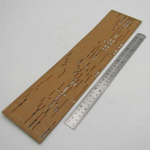 Punched Media MANOPAN music box strip - No. 627 - Pass me not - Late 1800`s