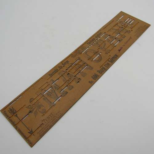 Punched Media MANOPAN music box strip - No. 606 - Burg the Sorrow - Late 1800`s