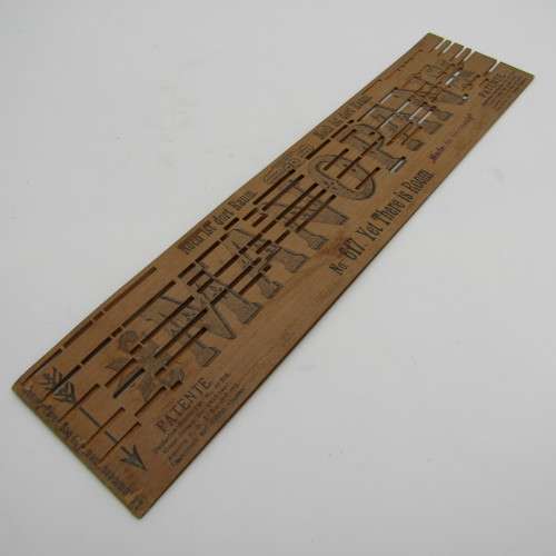 Punched Media MANOPAN music box strip - No. 617 - Yet there is Room - Late 1800`s