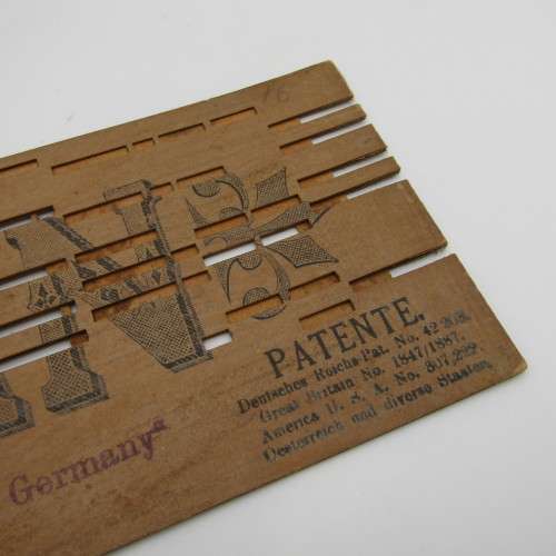 Punched Media MANOPAN music box strip - No. 617 - Yet there is Room - Late 1800`s