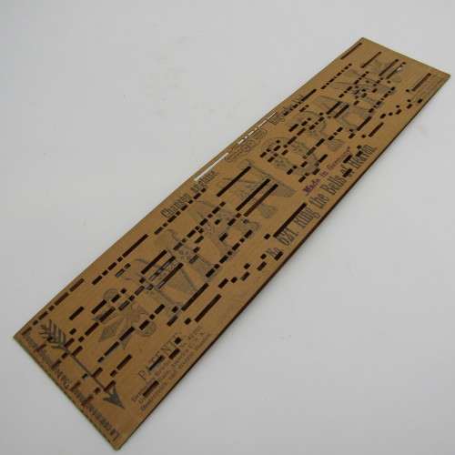 Punched Media MANOPAN music box strip - No. 621 - Ring the Bells of Heaven - Late 1800`s