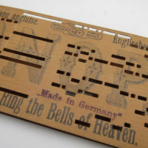 Punched Media MANOPAN music box strip - No. 621 - Ring the Bells of Heaven - Late 1800`s