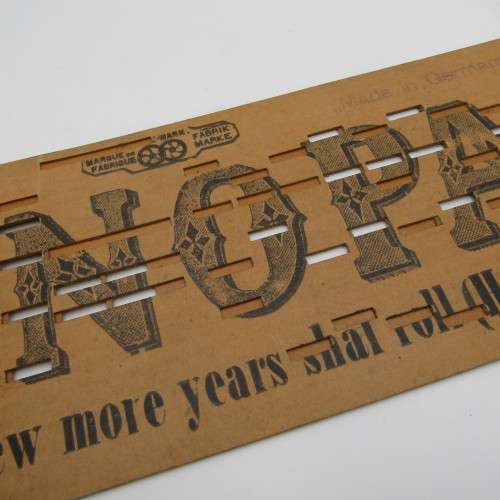 Punched Media MANOPAN music box strip - 1206 M - A few more years shal roll - Late 1800`s