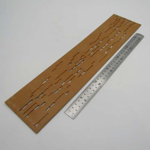 Punched Media MANOPAN music box strip - 1206 M - A few more years shal roll - Late 1800`s