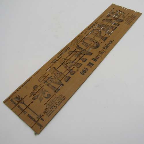Punched Media MANOPAN music box strip - 606 M - Bury thy Sorrow - Late 1800`s