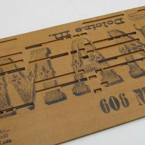 Punched Media MANOPAN music box strip - 606 M - Bury thy Sorrow - Late 1800`s