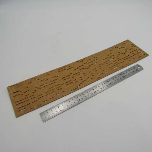 Punched Media MANOPAN music box strip - 1362 M - The ship that never returned - Late 1800`s
