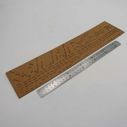 Punched Media MANOPAN music box strip - No. 494 M - Les Ivresses, Valse de Lamethe - Late 1800`s
