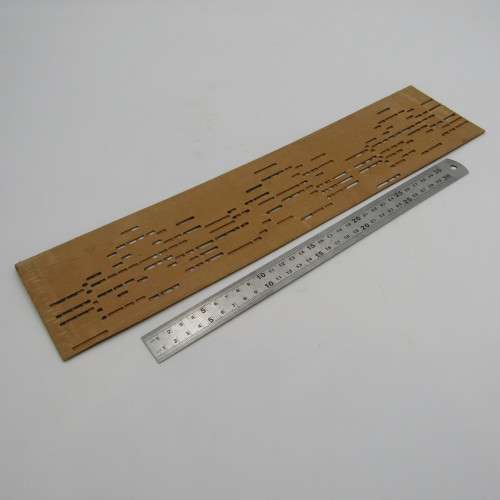 Punched Media MANOPAN music box strip - No. 630 M - Jesus Loves me - Late 1800`s