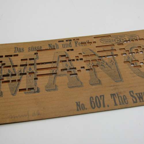 Punched Media MANOPAN music box strip - No. 607- The Sweet `By & B`- Late 1800`s