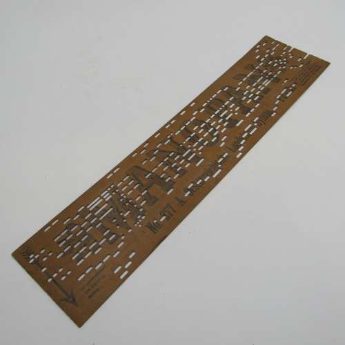 Punched Media MANOPAN music box strip - set of 4 - some damage