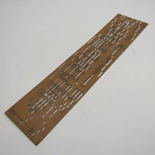 Punched Media MANOPAN music box strip - set of 4 - some damage
