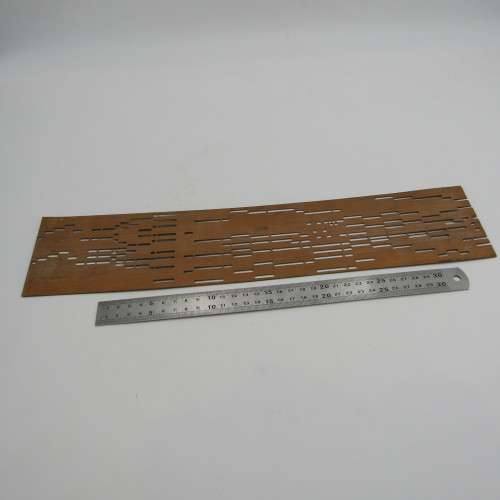 Punched Media MANOPAN music box strip - set of 4 - some damage