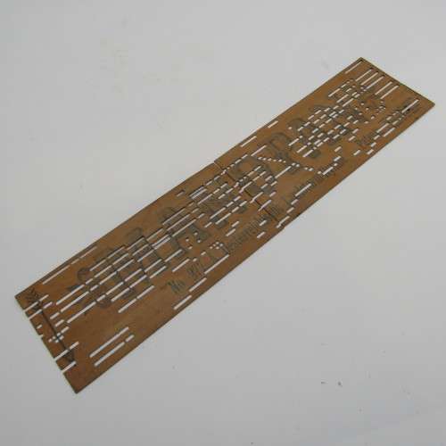 Punched Media MANOPAN music box strip - set of 4 - some damage