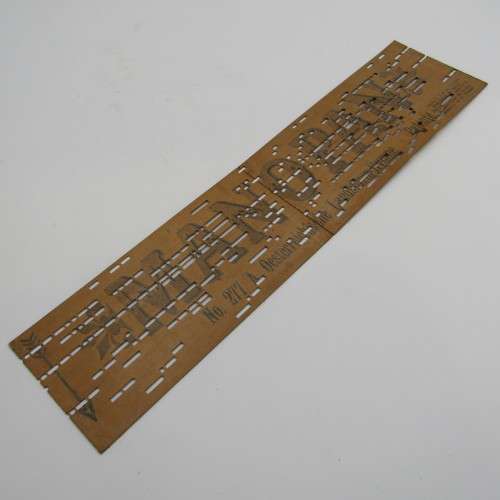Punched Media MANOPAN music box strip - set of 4 - some damage