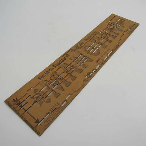 Punched Media Manopan No. 650 - When J Survey the Wondrous Cross - Late 1800`s