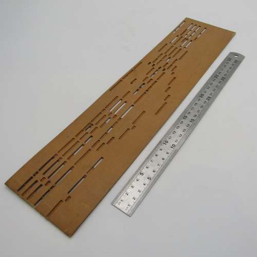 Punched Media Manopan Music Box Strip No. 642 - Let there be light  - Late 1800`s