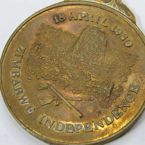 1980 Zimbabwe Independence medal - no suspender - #03211