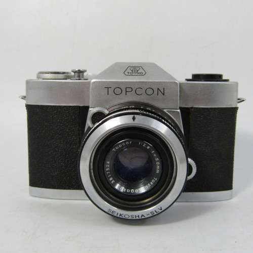 Vintage Toko Topcon film camera with Seikosha-Su Topcar 1:2,8 lens
