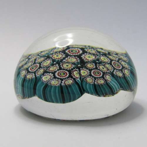 Italian Murano Millifirori glass paper weight