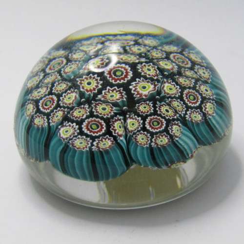 Italian Murano Millifirori glass paper weight
