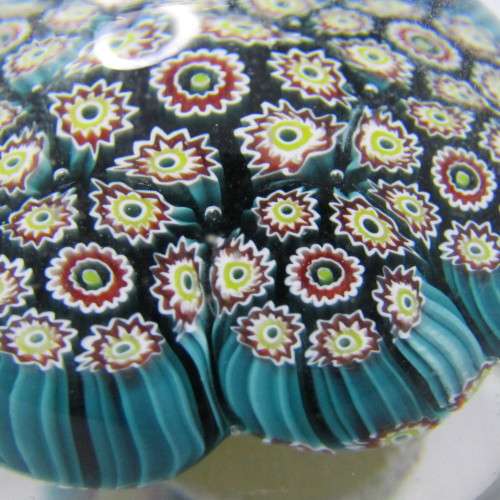 Italian Murano Millifirori glass paper weight