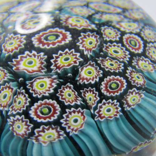 Italian Murano Millifirori glass paper weight